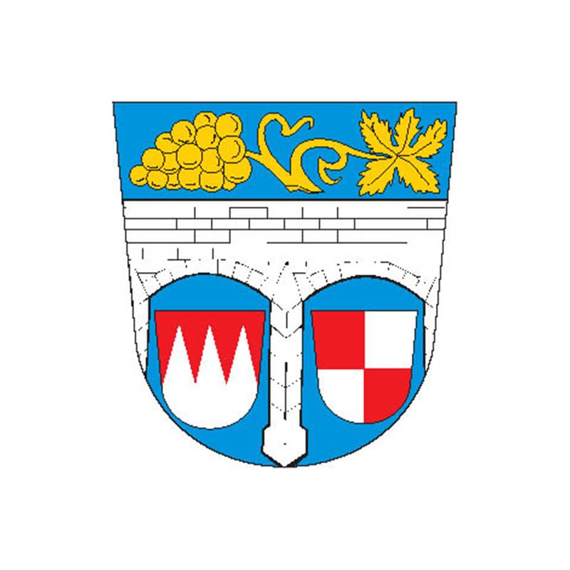 Kitzingen Kreis Coat Of Arms N5161 A4 Photo Print