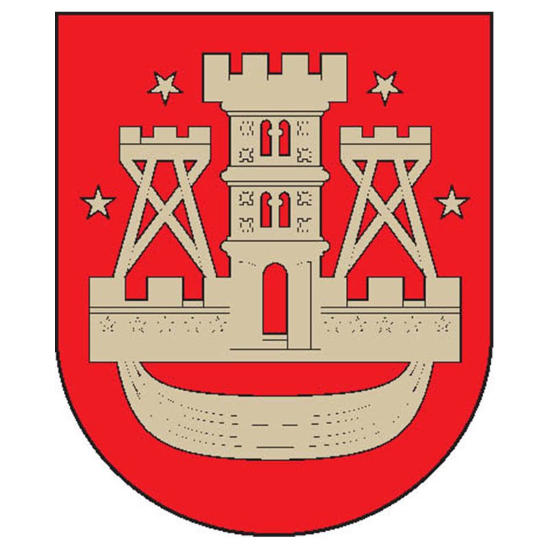 Klaipeda City Coat Of Arms N3536 A4 Photo Print