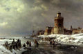 Kleijn Lodewijk Johannes A Frozen River Landscape  A4 Photo Print