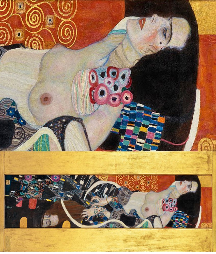Klimt Judith II 1909 detail A4 Photo Print