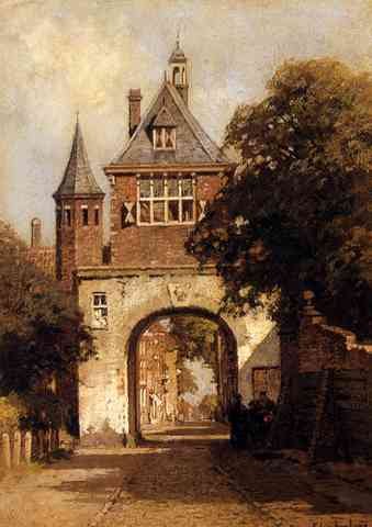 Klinkenberg Johannes Christiaan Karel A City Gate A4 Photo Print