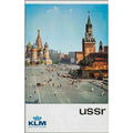 Klm Flights To Ussr Soviet Union Airline Vintage Retro Advert Poster A4 Photo P