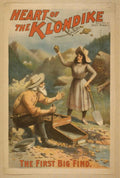 Klondike Gold Rush Vintage Retro Advert Poster A4 Photo Print