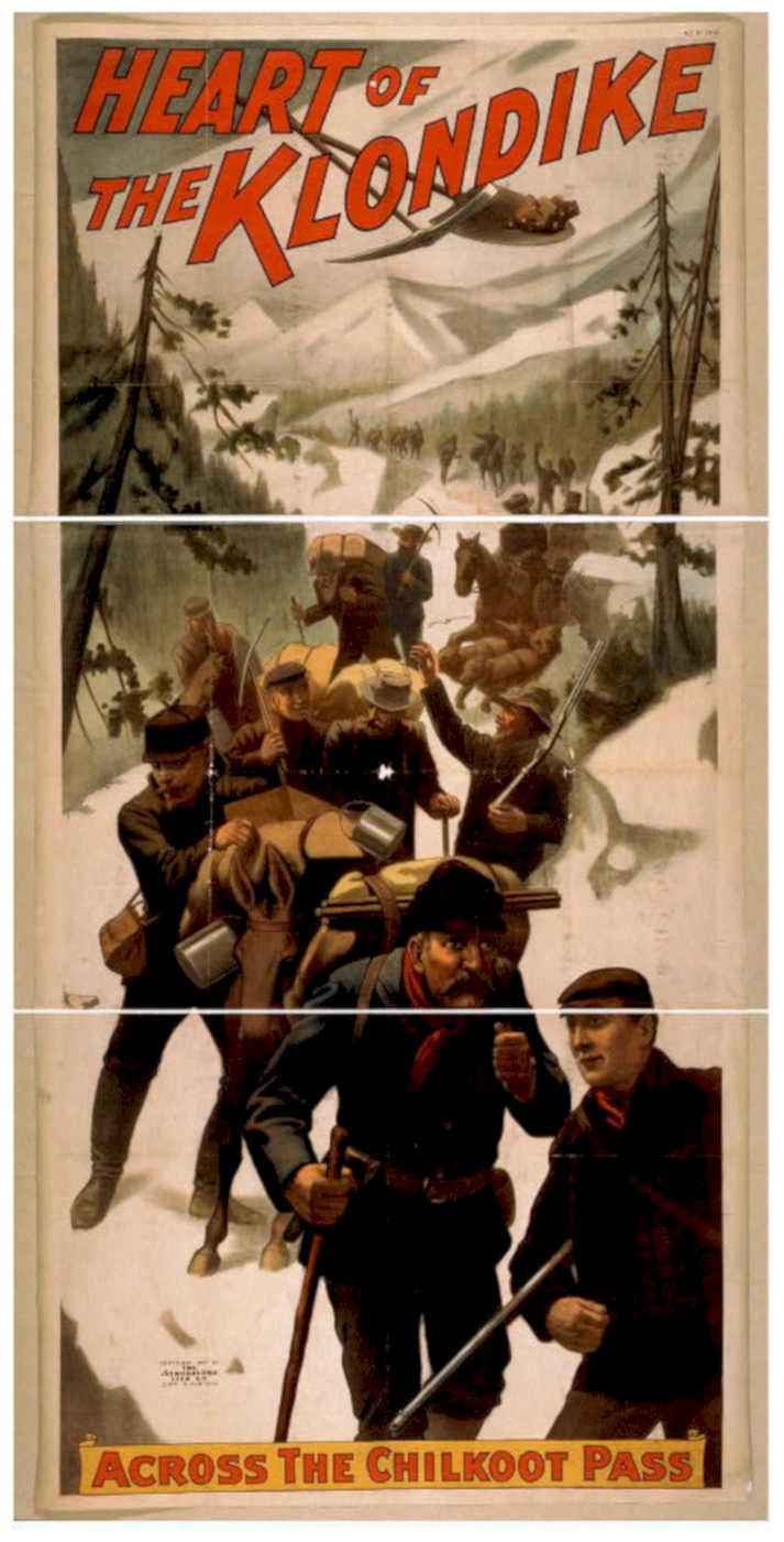 Klondike Men Pass 1 Vintage Retro Advert Poster A4 Photo Print