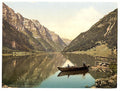 Klonthal Lake Glarus Vintage A4 Photo Print