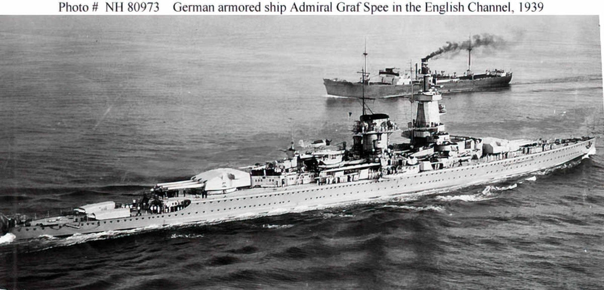 Kms Admiral Graf Spee 3 A4 Photo Print