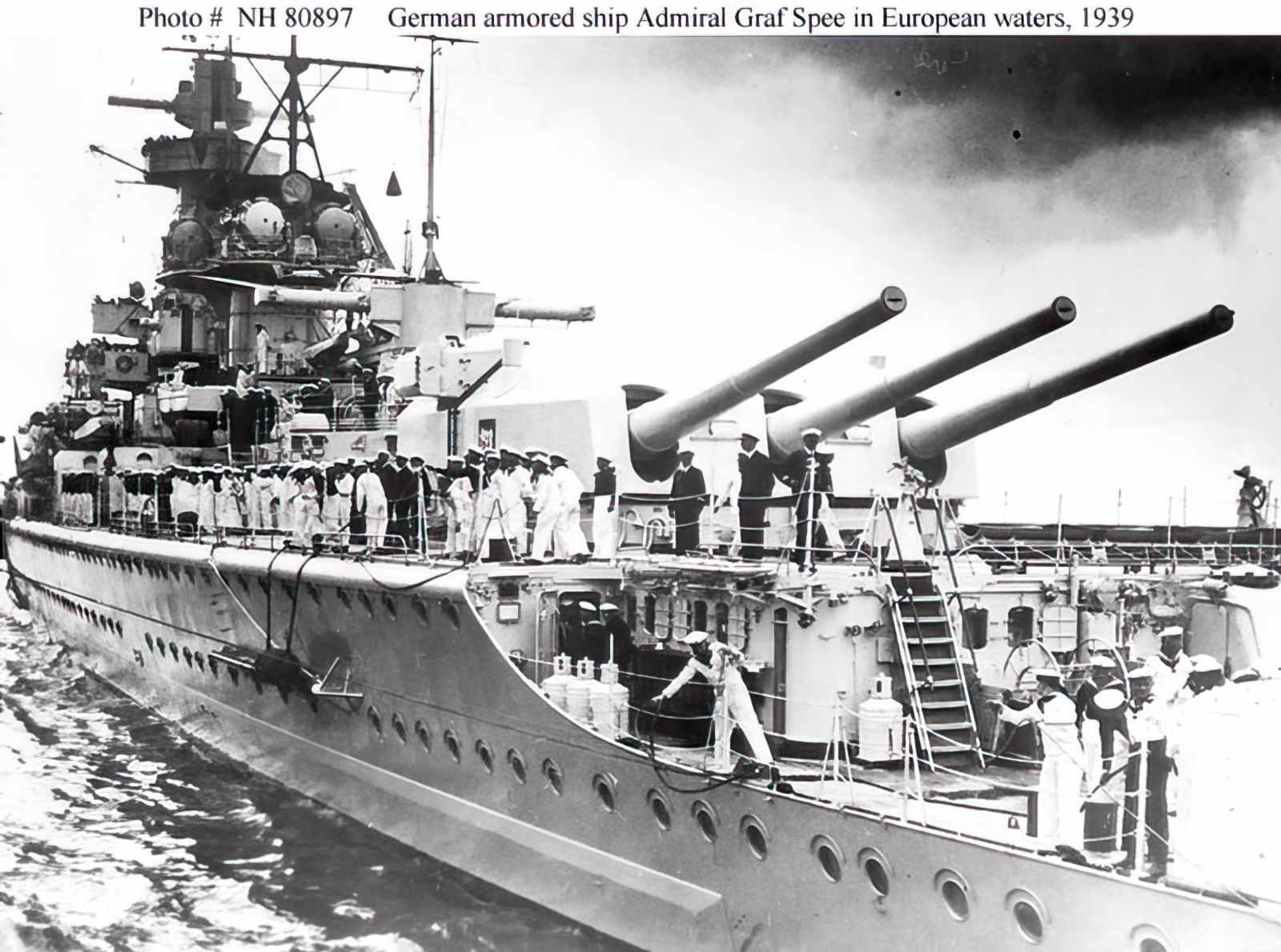 Kms Admiral Graf Spee 6 A4 Photo Print