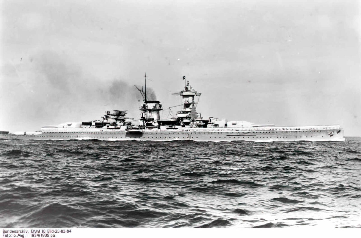 Kms Admiral Scheer 2 A4 Photo Print