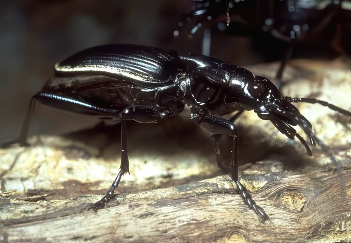 Knight Beetle Wood A4 Photo Print