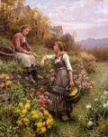 Knight Daniel Ridgeway Gossips A4 Photo Print