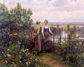 Knight Daniel Ridgeway Maria And Madeleine On The Terrace A4 Photo Print
