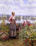 Knight Daniel Ridgeway Maria On The Terrace With A Bundle Of Grass A4 Photo Print