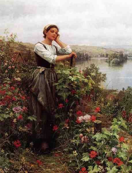 Knight Daniel Ridgway A Pensive Moment2 A4 Photo Print