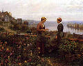 Knight Daniel Ridgway Gossiping A4 Photo Print