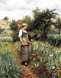 Knight Daniel Ridgway In The Garden A4 Photo Print