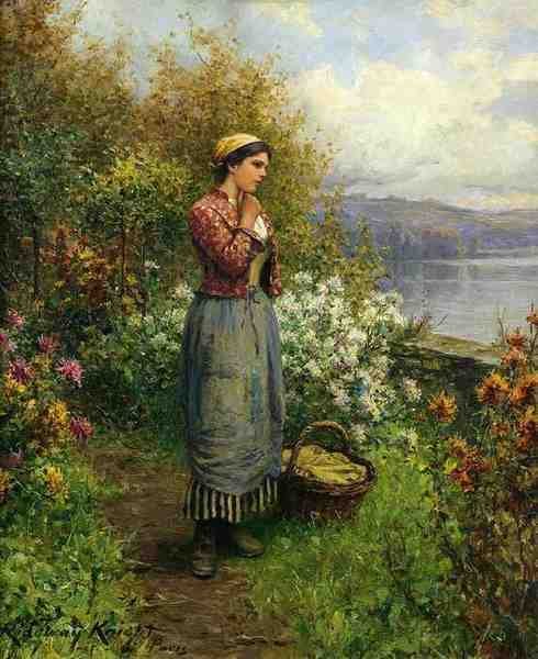 Knight Daniel Ridgway Julia On The Terrace A4 Photo Print
