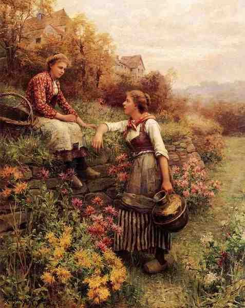 Knight Daniel Ridgway Marie And Diane A4 Photo Print
