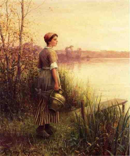 Knight Daniel Ridgway The Golden Sunset A4 Photo Print