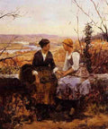 Knight Daniel Ridgway The Two Friends A4 Photo Print