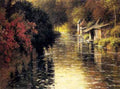 Knight Louis Aston A French River Landscape A4 Photo Print