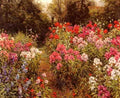 Knight Louis Aston Flower Garden A4 Photo Print