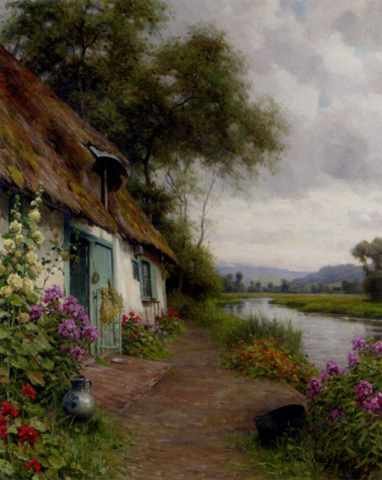 Knight Louis Aston Riverside Cottage A4 Photo Print