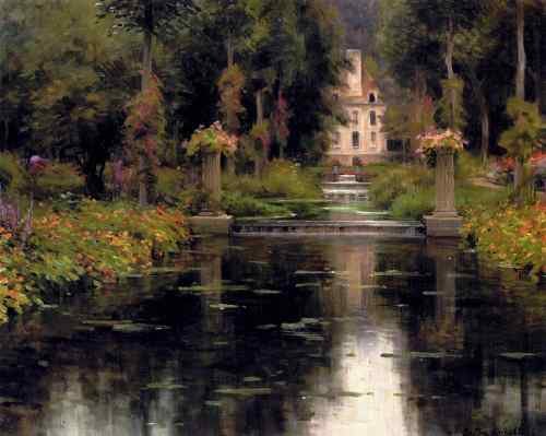 Knight Louis Aston View Of A Chateaux A4 Photo Print