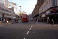 Knightsbridge Underground Bus A4 Photo Print