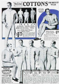 Knitted Suits Grayblue Vintage Retro Advert Ads A4 Photo Print