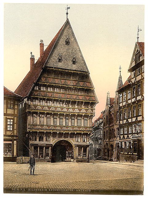 Knockenhauer Amtshaus Hildesheim Hanover Vintage A4 Photo Print