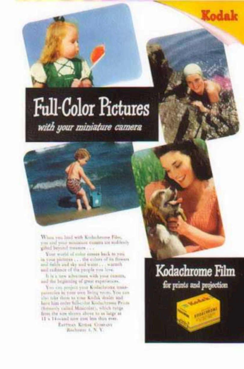 Kodach Miniature Beach Vintage Retro Advert Ads A4 Photo Print