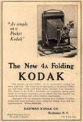 Kodak 4a Folding Vintage Retro Advert Ads A4 Photo Print