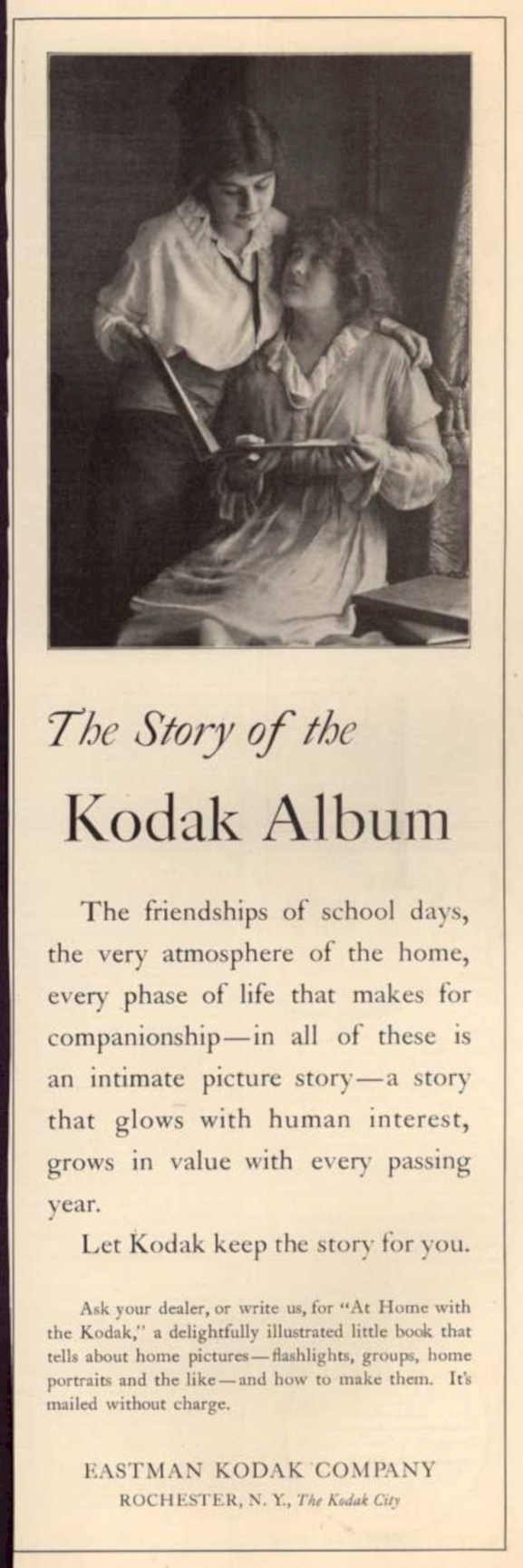 Kodak Album Children Vintage Retro Advert Ads A4 Photo Print