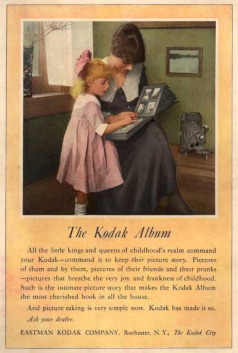 Kodak Album Photos 2 Vintage Retro Advert Ads A4 Photo Print