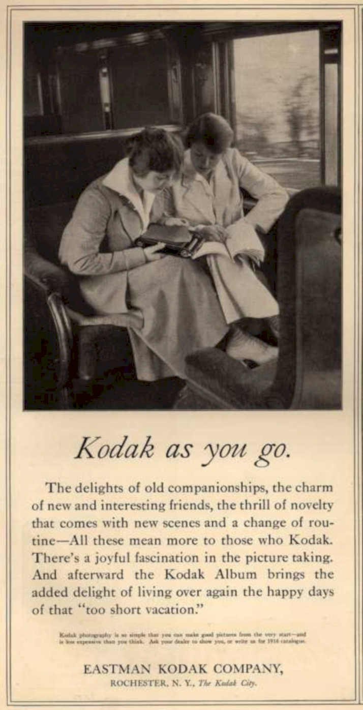 Kodak Album Photos Vintage Retro Advert Ads A4 Photo Print
