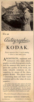Kodak Autographic Camera Vintage Retro Advert Ads A4 Photo Print