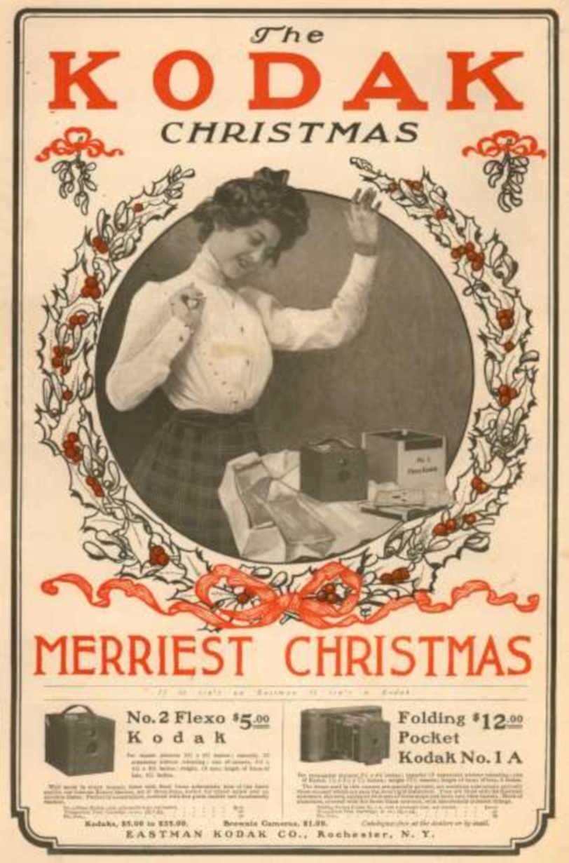 Kodak Christmas Flexo 2 Vintage Retro Advert Ads A4 Photo Print