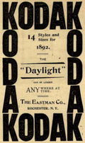 Kodak Daylight 1892 Vintage Retro Advert Ads A4 Photo Print