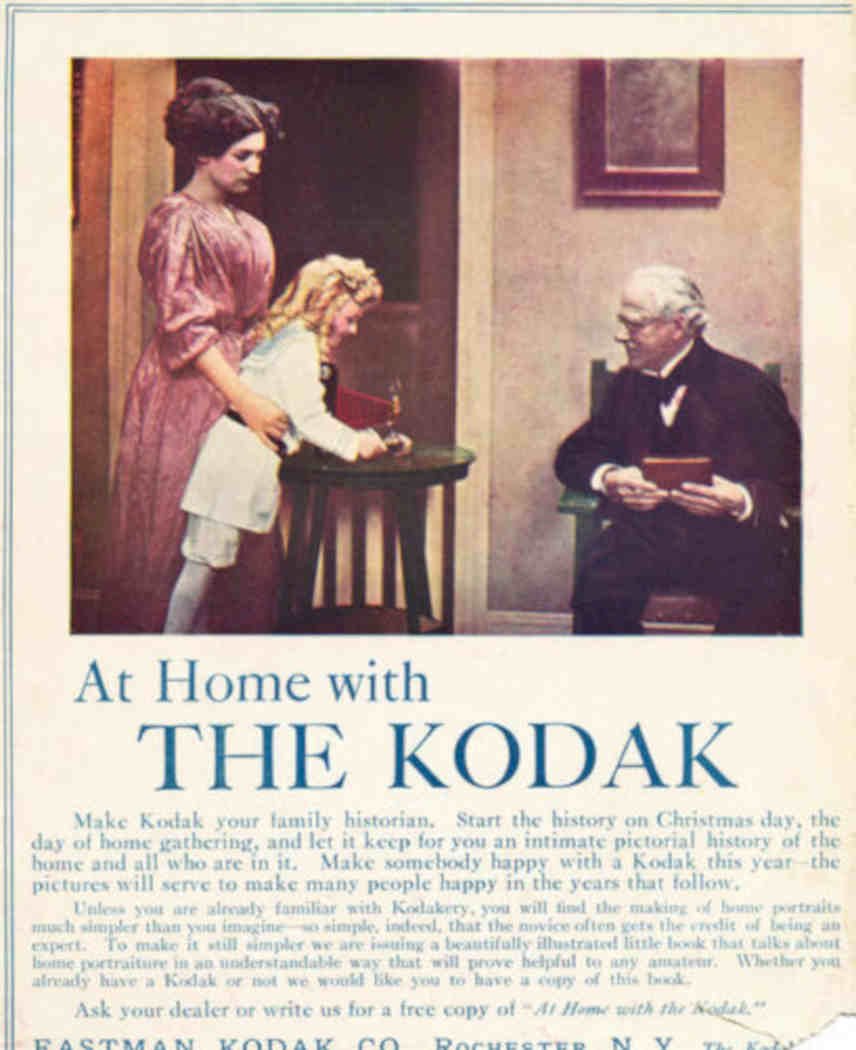 Kodak Family Home Vintage Retro Advert Poster A4 Photo Print