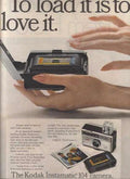 Kodak Instamatic 104 Vintage Retro Advert Ads A4 Photo Print