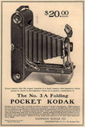 Kodak No 3a Vintage Retro Advert Ads A4 Photo Print