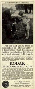 Kodak Orthochromatic Film Vintage Retro Advert Ads A4 Photo Print