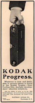 Kodak Progress 1904 Vintage Retro Advert Ads A4 Photo Print