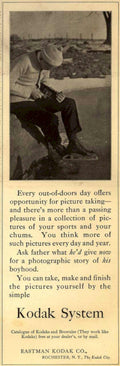 Kodak System Boy Vintage Retro Advert Ads A4 Photo Print