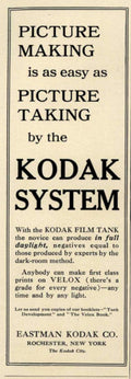 Kodak System Tank Vintage Retro Advert Ads A4 Photo Print