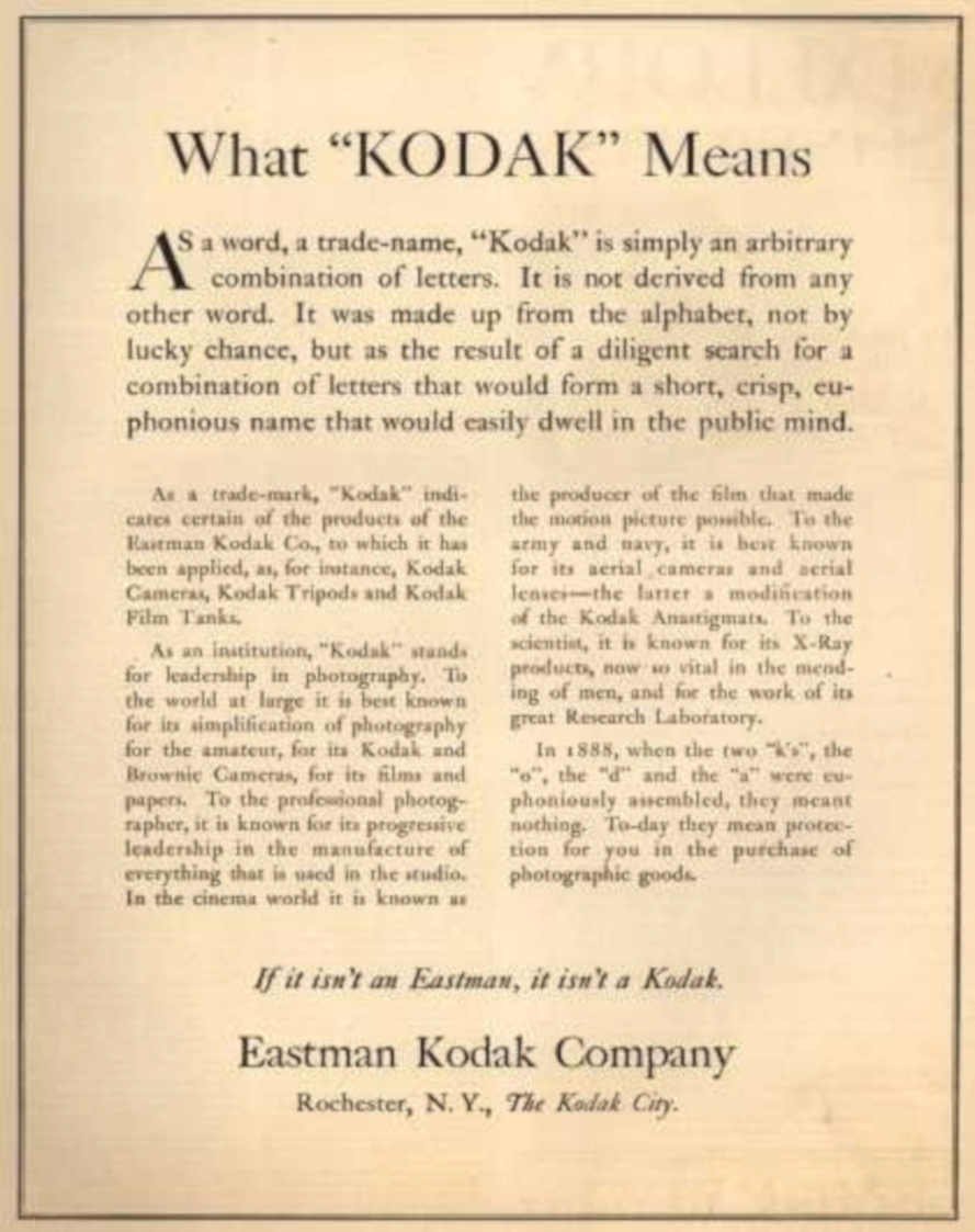 Kodak Vintage Vintage Retro Advert Ads A4 Photo Print