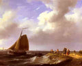 Koekkoek Johannes Hermanus A Fresh Breeze Off The Dutch Coast A4 Photo Print