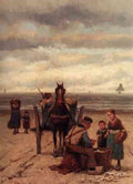 Koekkoek Johannes Hermanus The Shell Fisher A4 Photo Print
