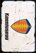 Koenigsegg Retro A4 Photo Print