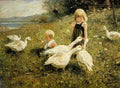 Koester Alexander Max Gansefutterung A4 Photo Print